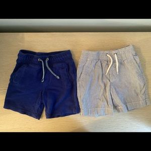 Two pairs GUC boys shorts—4T—gap and cat & jack.